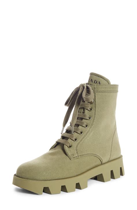 green prada combat boots|Prada Boots for Women .